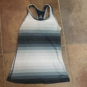 NWOT Nike tank top size small shades of gray/blue